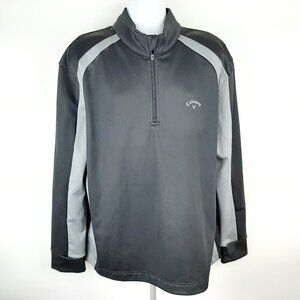 Callaway Men's Quarter Zip Pullover Size 2XL Black